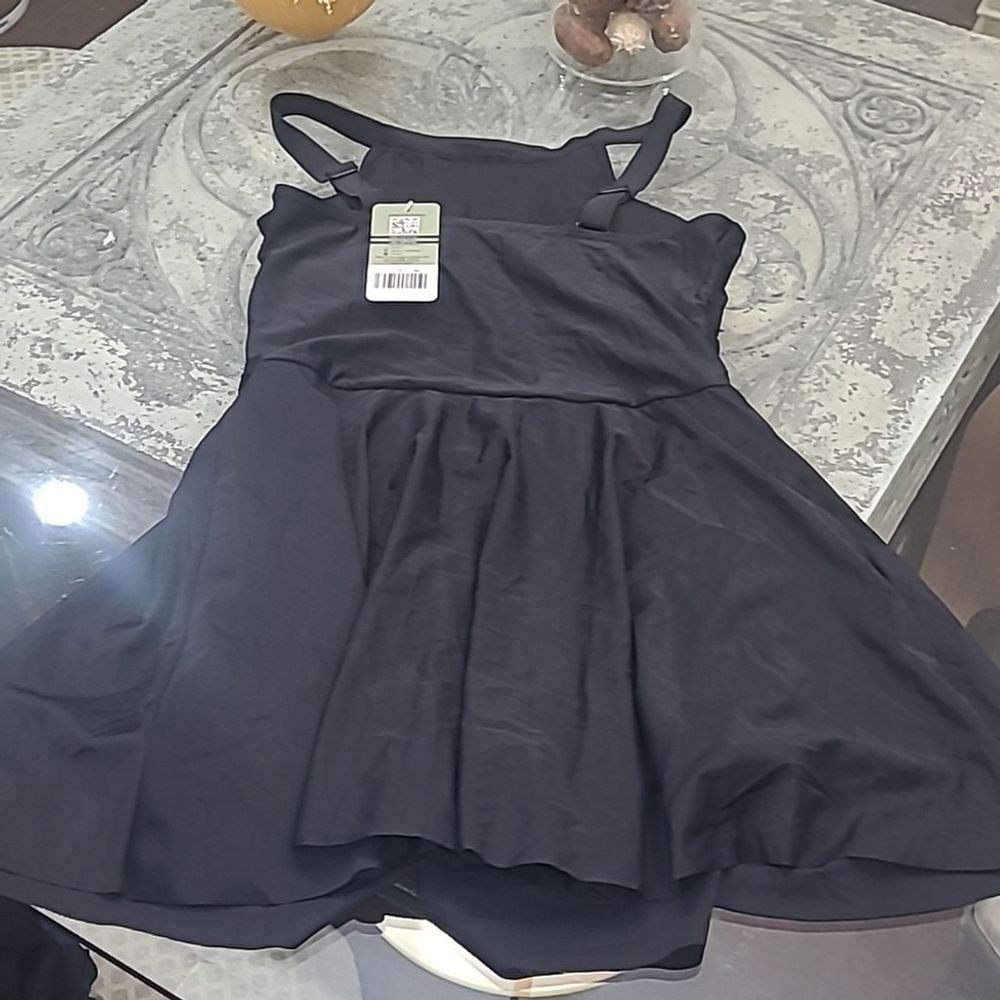 SHEKINI WOMEN'S ONE PIECE BLACK SWIMDRESS MEDIUM SIZE NEW - Picture 7 of 10